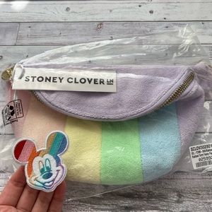 Stoney Clover Lane Pastel Rainbow Terry Fanny Pack 🆕